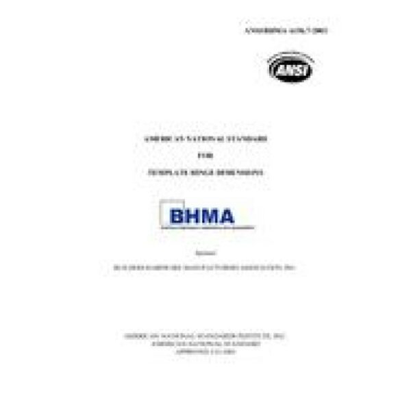 BHMA A156.7-2003