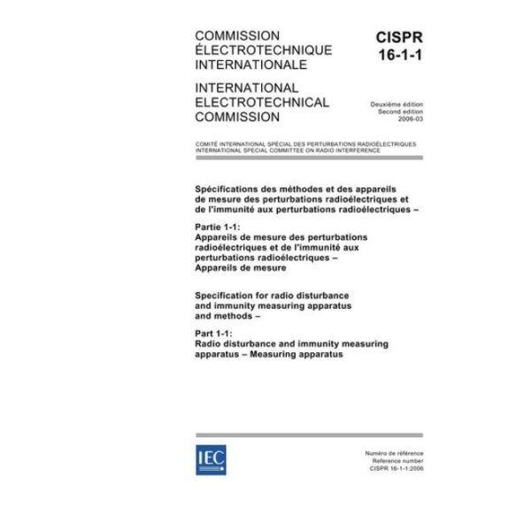 CISPR 16-1-1 Ed. 2.0 b:2006