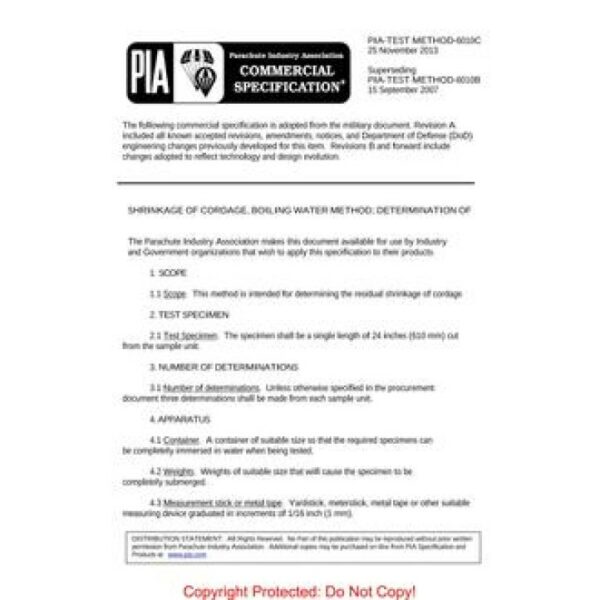 PIA PIA-TEST METHOD-6010C