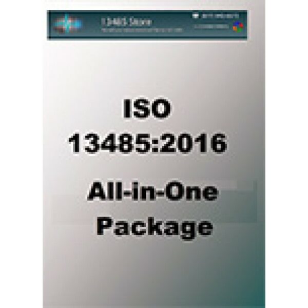 ISO 13485:2016 All-in-One Documentation and Training Package