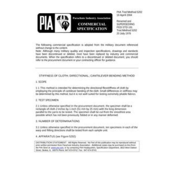 PIA PIA TEST METHOD 5202