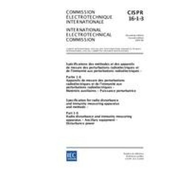 CISPR 16-1-3 Ed. 2.0 b:2004