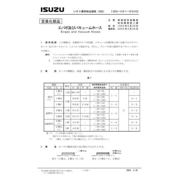 ISUZU ISD-V01-004D