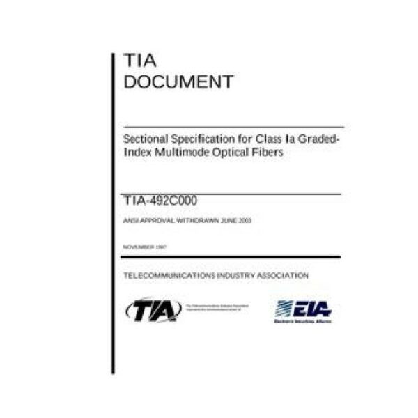 TIA TIA-492 SERIES