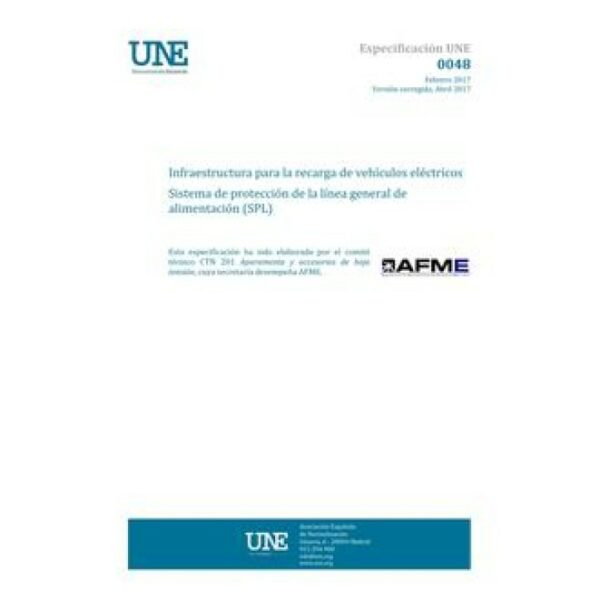 AENOR ESPECIFICACION UNE 0048