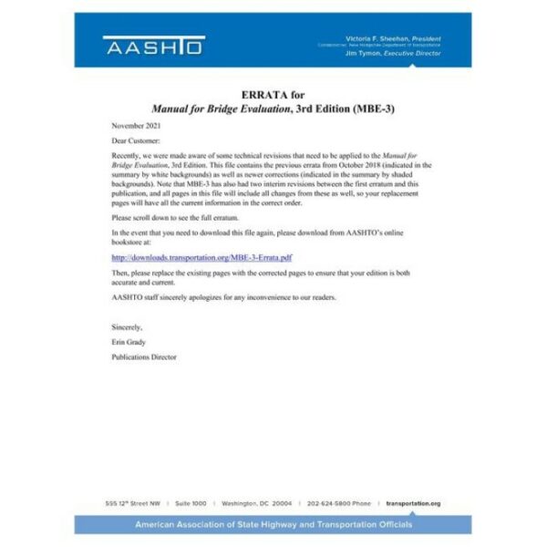 AASHTO MBE-3-E2