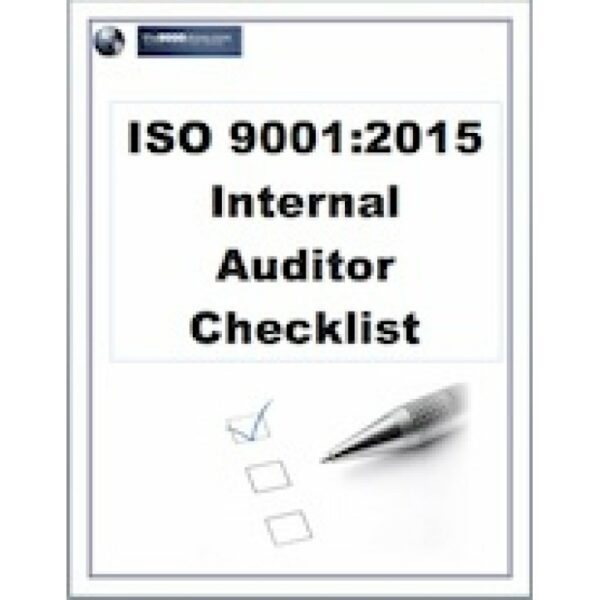 ISO 9001:2015 Internal Auditor Checklist