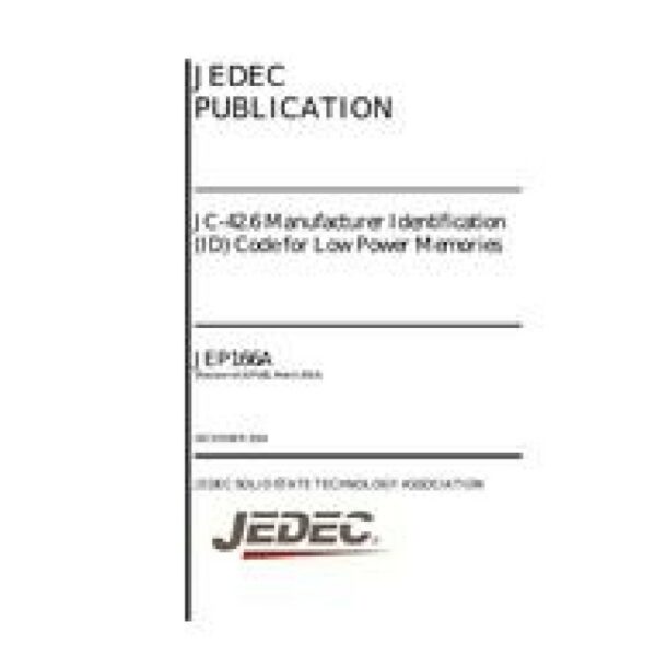 JEDEC JEP166A