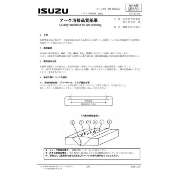 ISUZU ISC-C52-001