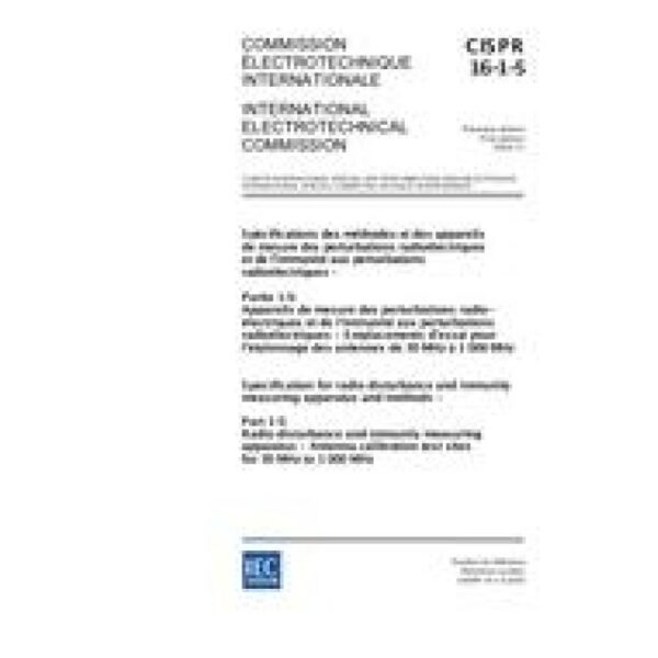 CISPR 16-1-5 Ed. 1.0 b:2003