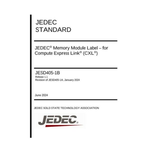 JEDEC JESD405-1B