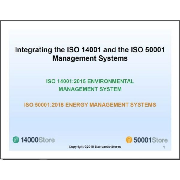 IMS Integrated PowerPoint Presentation ISO 14001:2015 + ISO 50001:2018