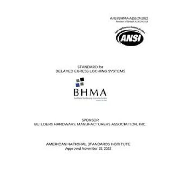 BHMA A156.24-2022