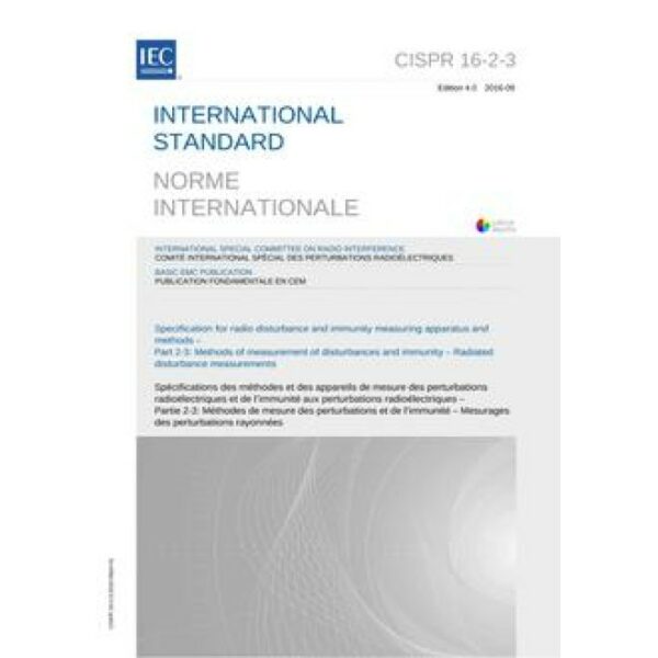 CISPR 16-2-3 Ed. 4.0 b:2016