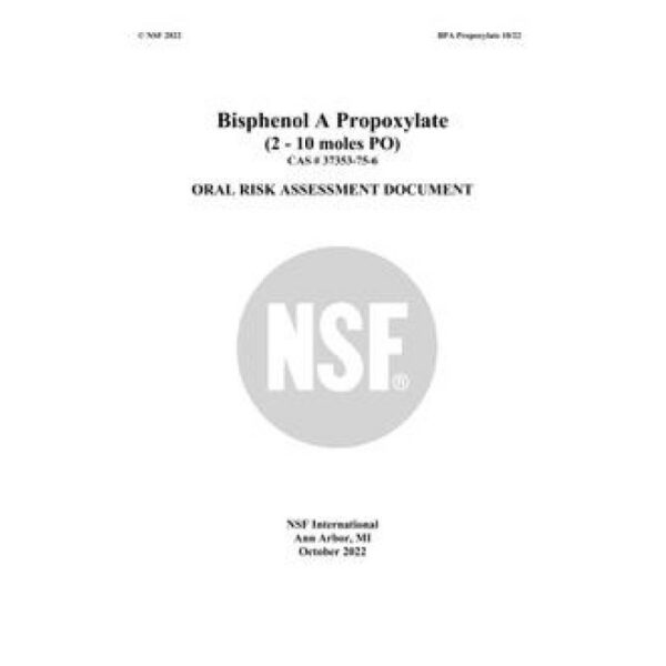 NSF Bisphenol A Propoxylate CAS # 37353-75-6