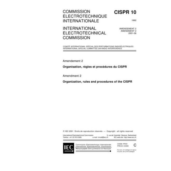 CISPR 10 Amd.2 Ed. 4.0 b:2001