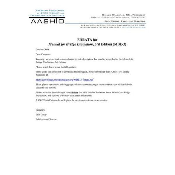 AASHTO MBE-3-E1