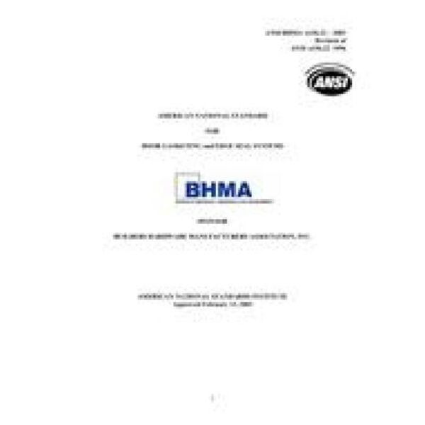 BHMA A156.22-2003