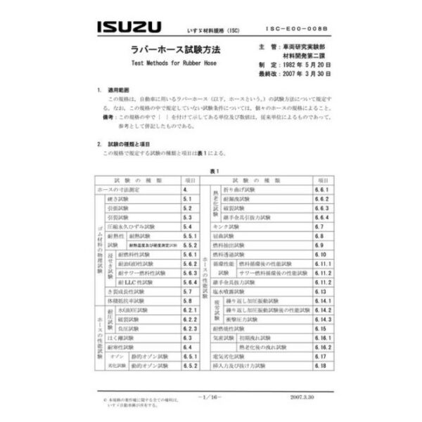 ISUZU ISC-E00-008B