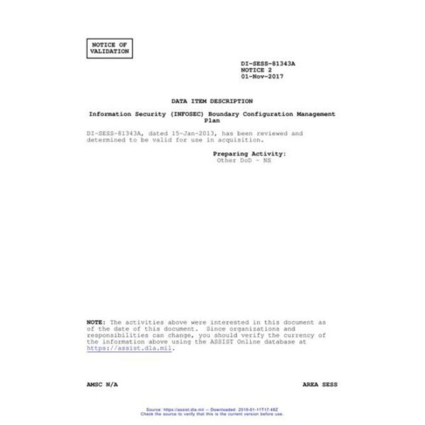 DID DI-SESS-81343A Notice 2 - Validation 2