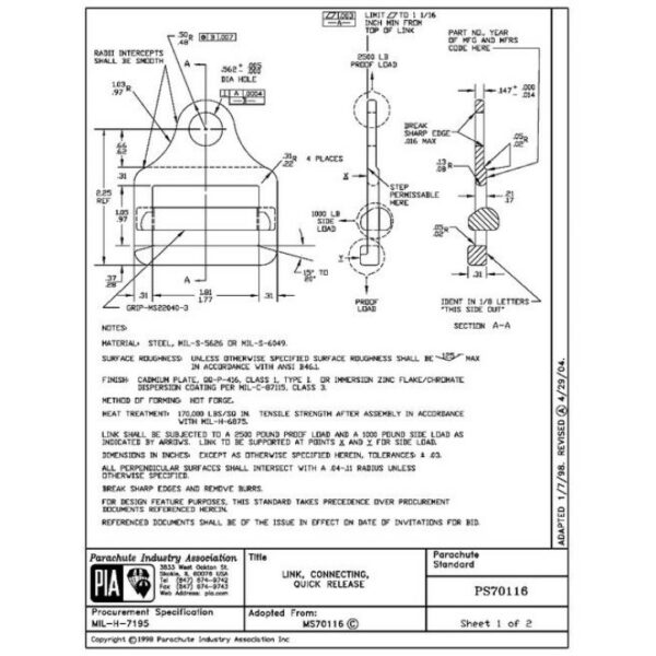 PIA PS70116A