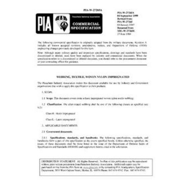 PIA PIA-W-27265A