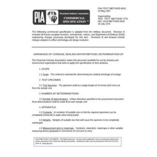 PIA PIA-TEST METHOD-6010