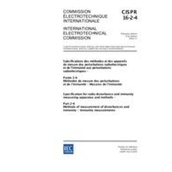 CISPR 16-2-4 Ed. 1.0 b:2003