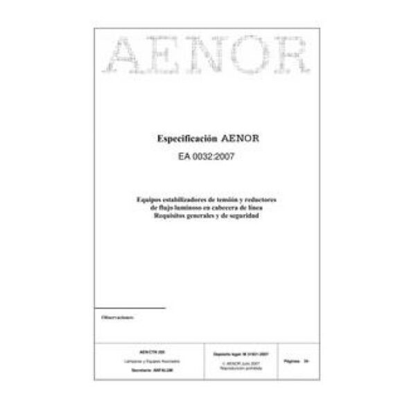 AENOR EA 0032