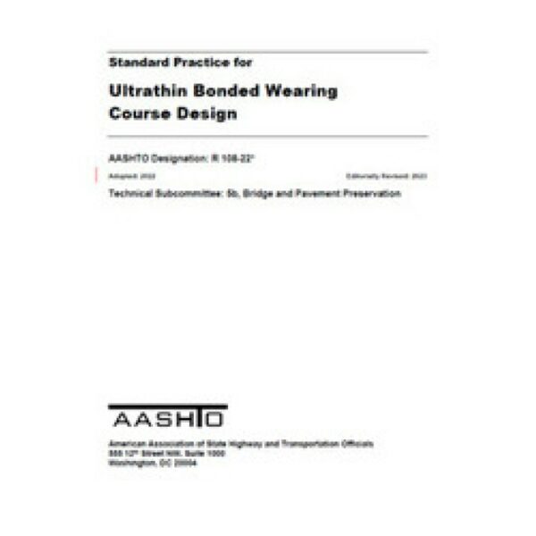 AASHTO R 108-22