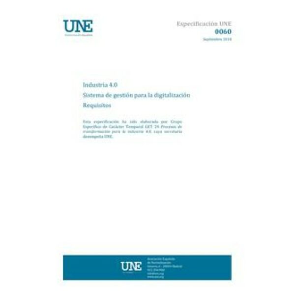 AENOR ESPECIFICACION UNE 0060