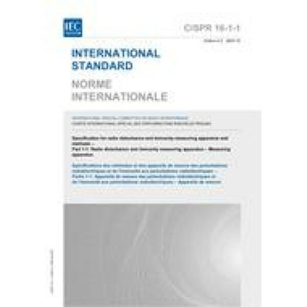 CISPR 16-1-1 Ed. 2.2 b:2007