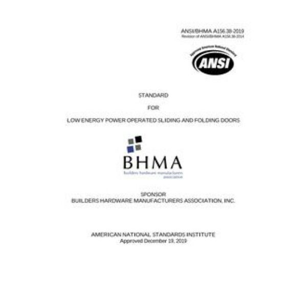 BHMA A156.38-2019