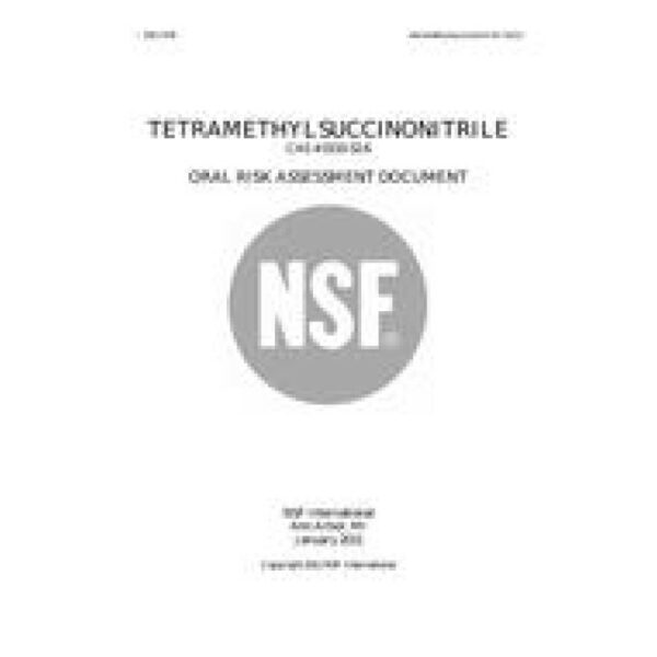 NSF Tetramethylsuccinonitrile - 2011