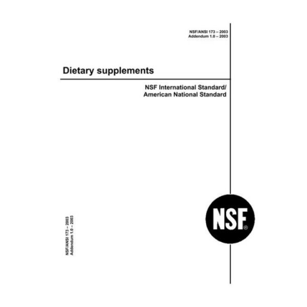 NSF 173-03 Addendum 1-0