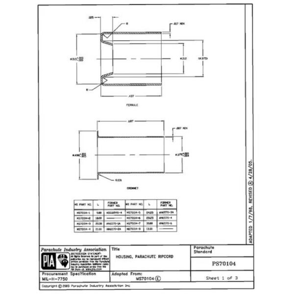 PIA PS70104A