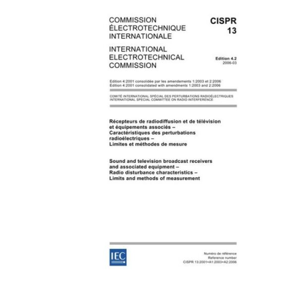 CISPR 13 Ed. 4.2 b:2006