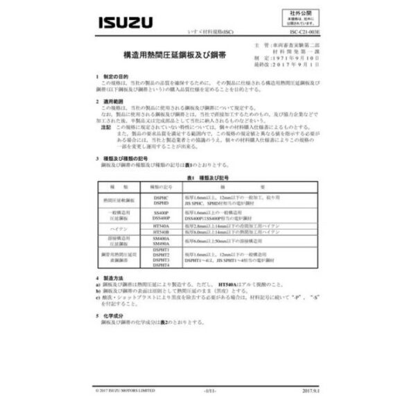 ISUZU ISC-C21-003E