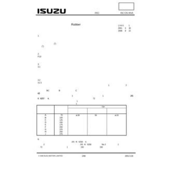 ISUZU ISC-C91-001A