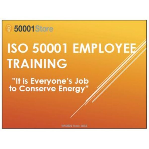 ISO 50001:2018 PPT-Employee Training Materials