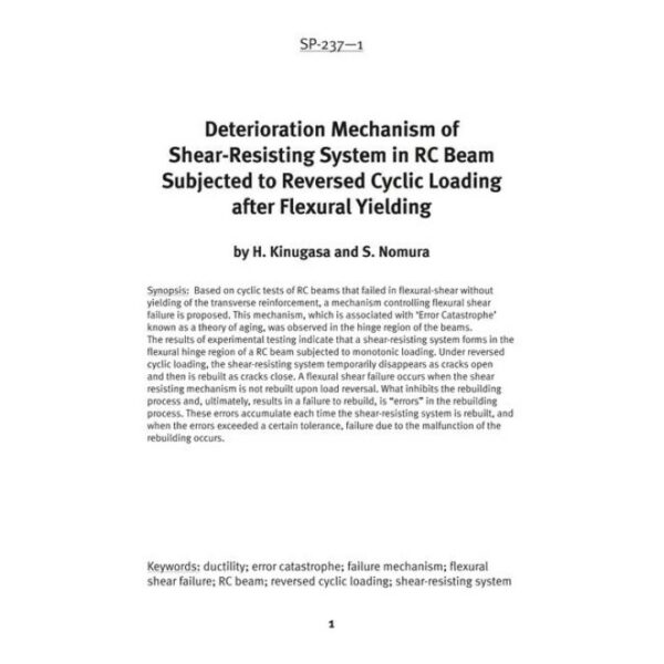 Finite Element Analysis of Reinforced Concrete Structures