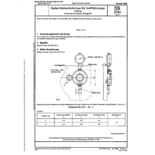 DIN 3761-6