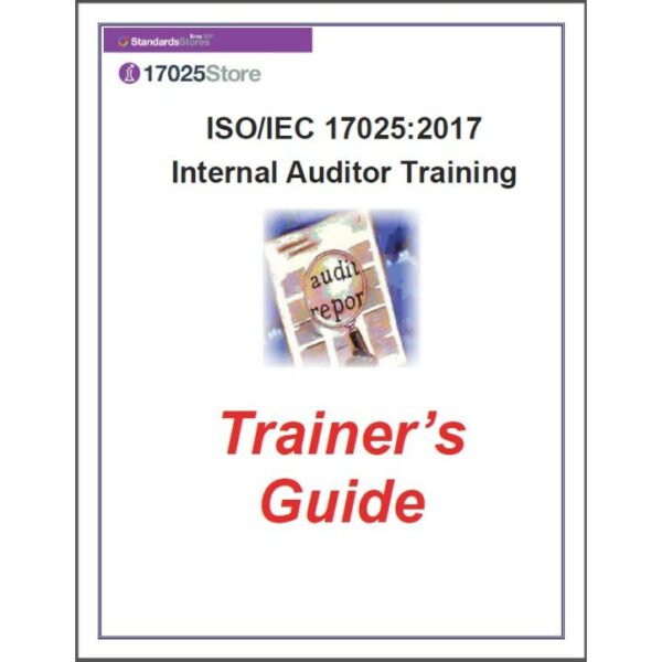 ISO 17025:2017 Internal Auditor Training Materials