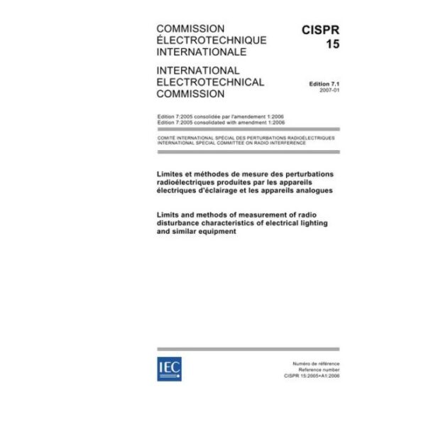 CISPR 15 Ed. 7.1 b:2007