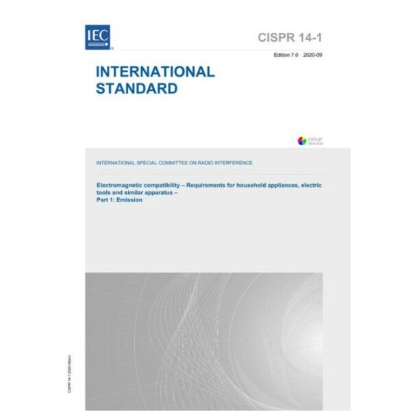 CISPR 14-1 Ed. 7.0 en:2020