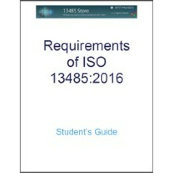 Requirements of ISO 13485:2016 PPT Training Material