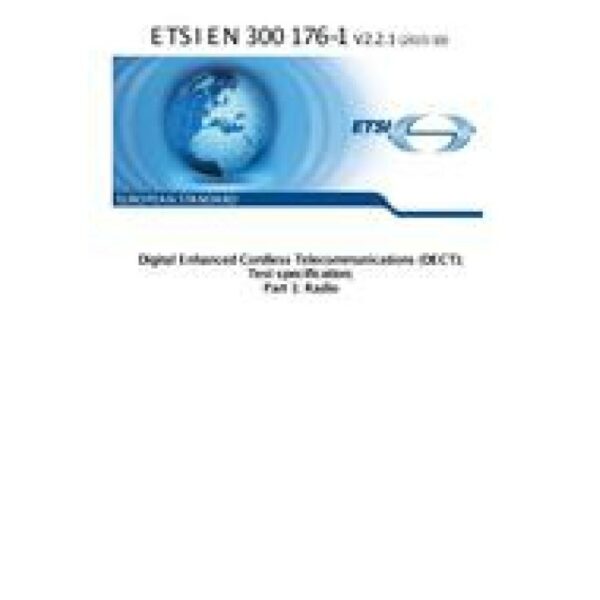 ETSI EN 300 176-1