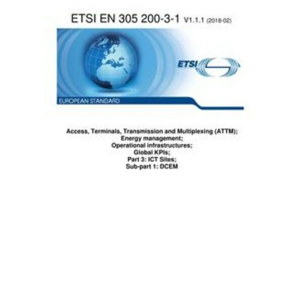 ETSI EN 305 200-3-1