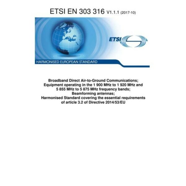 ETSI EN 303 316