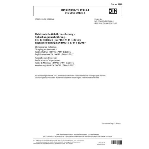 DIN CEN ISO/TS 17444-1